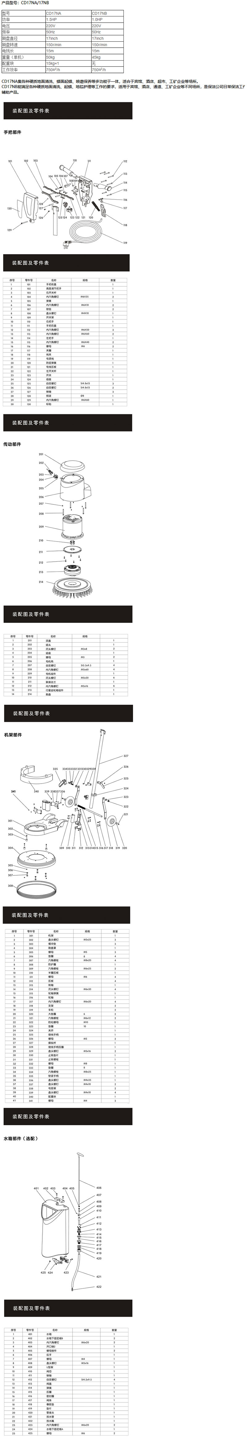 CD17NA&NB 多功能民勤擦地机